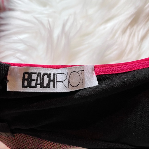 Beach Riot Size Small Pyramid Strapless Bikini Top In Arabian Nights - Picture 10 of 11